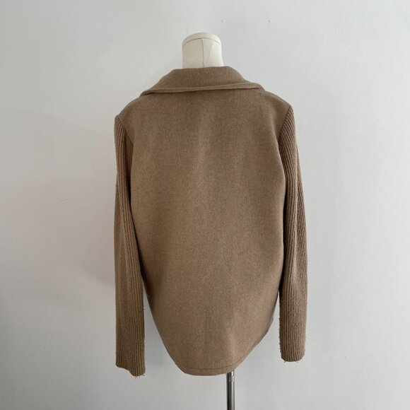 Splendid Singrid Wool Jacket | Tan Double Breasted Coat Size | Women’s Size S - Picture 3 of 5